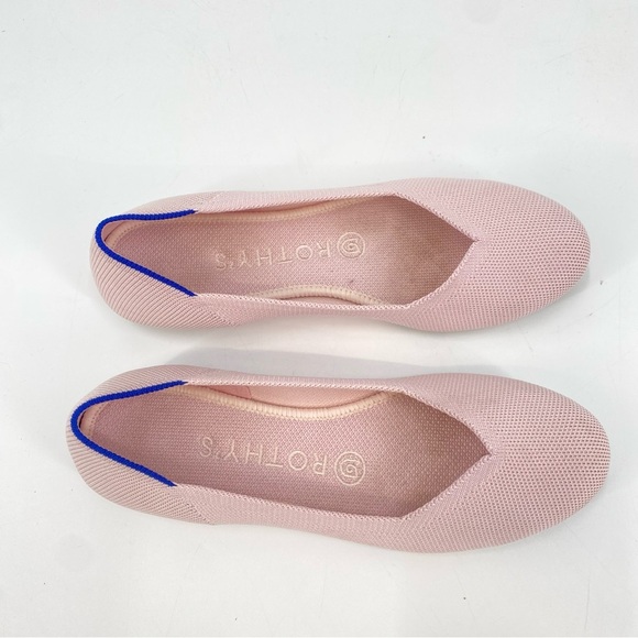 Rothy's Pink Flats Classic Round Toe Size 6.5 - Picture 10 of 11